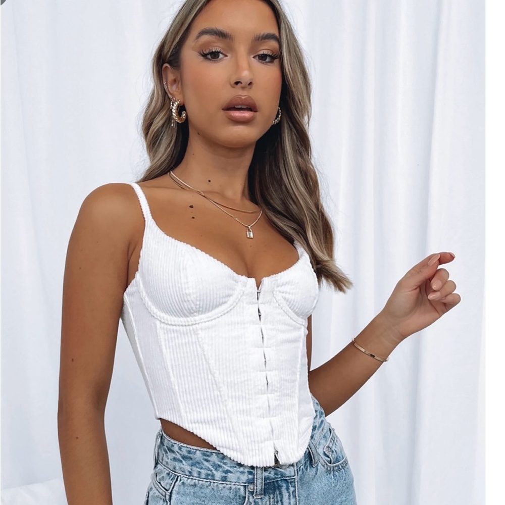 White Fox Corset